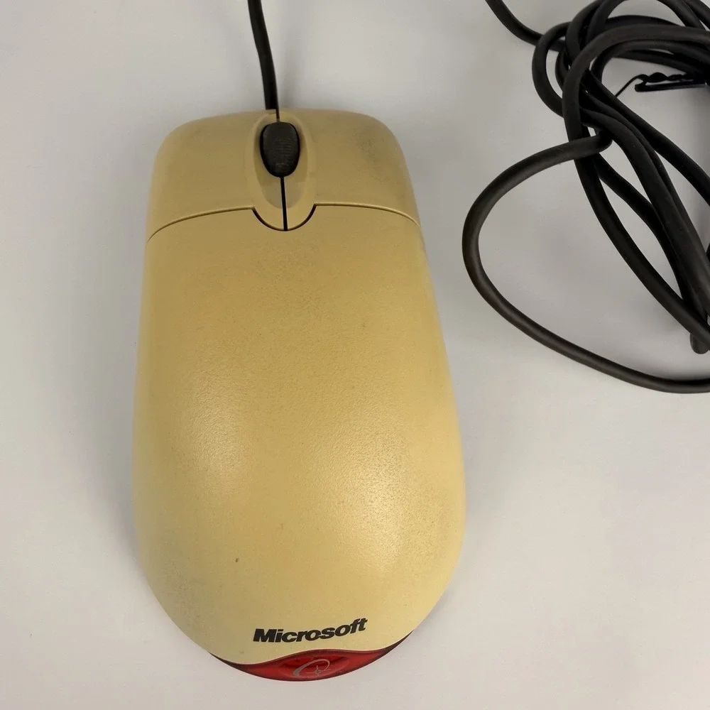 Microsoft Wheel Mouse Optical USB PS/2‎ Compatible Tested Working Vintage